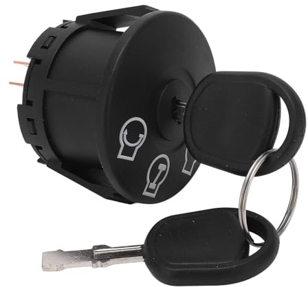 Interrupteur de Démarrage du Moteur, Interrupteur D'allumage avec clé 925-04228 pour Tracteur de Pelouse RZT50 RZT54 RZT-S42 RZT-S46 RZT-S50 RZT-S54