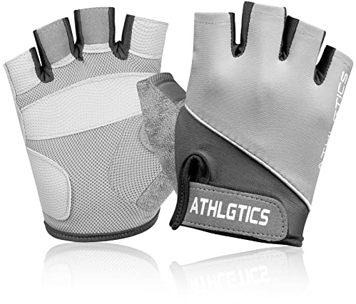 flintronic Guanti Bici da Ciclismo, Guanti Bici, Guanti MTB, Guanti Palestra, Mezze Dita Guanti per Bicicletta, Moto, Arrampicata Montagna, Corsa, Sport, Palestra, Fitness