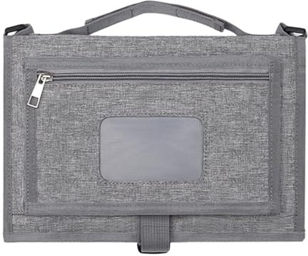 Cambiador de bebé, cambiador de pañales portátil, desmontable, impermeable, plegable, cambiador de viaje con bolsillos de almacenamiento, regalos de ducha (tamaño: 55 x 78 cm)