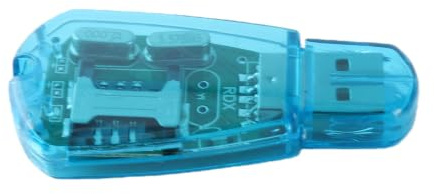 Lector de Tarjetas SIM USB gsm CDMA Teléfono Móvil SMS Backup Copia Clone Writer CD para Computadora - Mini Lector de Tarjetas Azul Claro Portátil