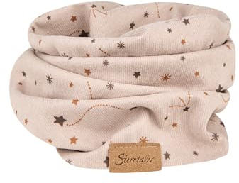 Sterntaler Unisex baby tubhalsduk stjärna vinterhalsduk, beige, normal, Beige, En Storlek