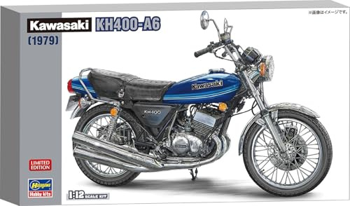 Hasegawa 621772-1/12 Kawasaki Kh400-A6 - Maßstab 1:12