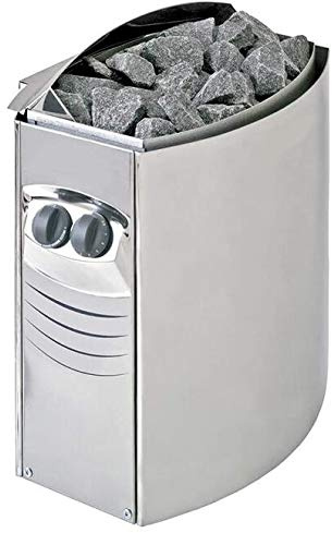 Chauffage de sauna électrique 6 kW avec contrôleur interne et protection contre la surchauffe – Idéal pour la maison, le spa, la salle de bain et la douche