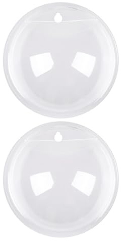 Toyvian 2stücke Wandmontiertes Acryl Aquarium Als Blumentopf Transparentes Aquarium Für Wasserpflanzen Hängende Acryl-fischglas-vase Platz Sparende Wanddekoration Für Kleine Wassertiere
