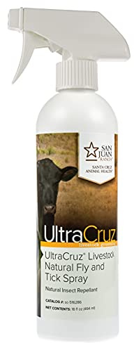 UltraCruz Livestock Natural Fly and Tick Spray, 16 oz