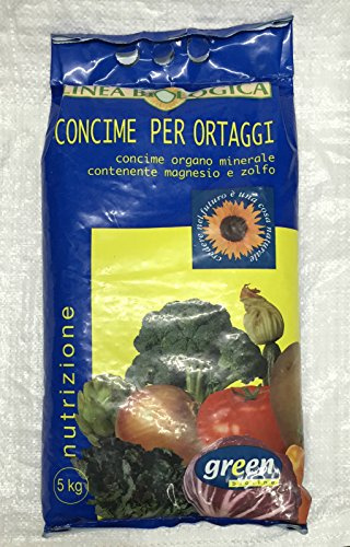 Concime biologico per ortaggi 5 kg Linea Biologica AMDGarden