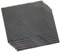 Tradineur - Pack de 6 platos llanos de pizarra natural 15 x 15 cm. Bandeja de piedra cuadrada, tabla para comer, servir comida, aperitivos, quesos, embutidos para hogar o restaurante