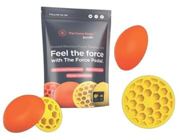 The Force Pedal Bundle -Created Golf Training Aid - Made in Italy- Increase Club Head Speed - Ground Reaction Force and Stability- All of Our 4 Force Pedal Included