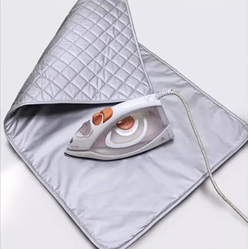 HCZION Almohadilla De Planchado Manta De Planchado Resistente Al Calor Estera De Planchado Resistente A Las Quemaduras Tabla De Planchar Portátil para Lavadora Secadora De Mesa (Color : Plaid 60x55cm