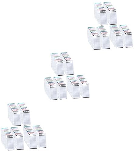 NUOBESTY 3 Sätze Haushaltsbudget-papier-budgetplaner-einlagen 6-loch-budgetblätter Praktische Ausgabenverfolgungsblätter 36 Stück * 3