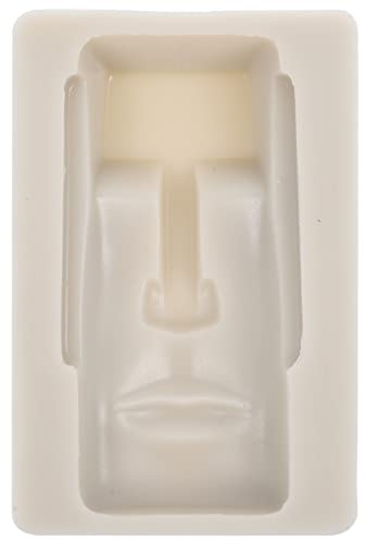 Ciieeo Moule De Statue En Pierre De Moai Moules à Glaçons Whisky Moules De Pâques Pour Le Chocolat Bac à Glaçons Tête De Moai à Chocolat Pâques Gel De Silice Outil La Modélisation