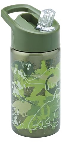 Smash Stainless Steel Water Bottle 500ml - Dino | Carry handle