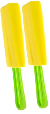 minkissy 2pcs Multipurpose Cup Sponge Brush for Efficient Bottle Cleaning High-density Double-sided Design for Bottles and Glassware Space-saving Kitchen Tool