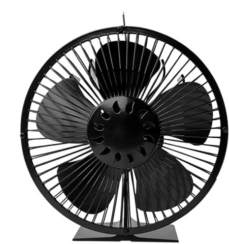 Fireplace Fan Stove Small - Wood Burning Stove Fan Small | Woodburner Stove Fan Fireplace | Non Electric Wood Burning Stove Fan With Protective Cover For Wood Log Stoves Fireplaces Heater