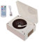 Lecteur CD Portable, Bluetooth avec Haut-parleurs, Petit Lecteur DVD Vintage avec Télécommande, Support USB/AUX/Type-C, Lecteur de Musique Rechargeable, Lecteur CD de Bureau AUX de 3.5 mm (Blanc)