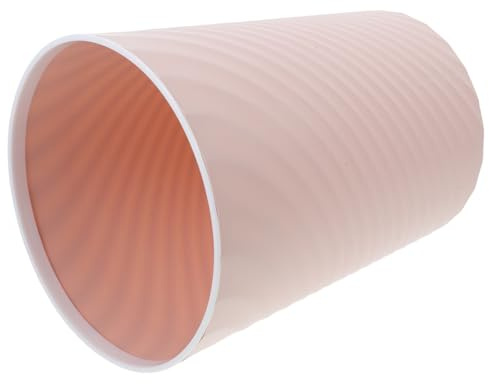 TIDTALEO Corbeille à Papier Petite Sans Couvercle 8l Plastique Rose Poubelle De Bureau Chambre Salle De Bain La Cuisine Compact Pratique