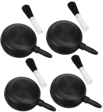 MAGICLULU 4 Stück Luftgebläse Kamera Reinigungsset mit Linsenpinsel aus Kunststoff zum Schutz vor Kratzern und Staub für Outdoor Shootings und Reisen