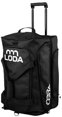 LODA Trolley (75L) Multifunktionale Sporttasche mit Rollen & Teleskopgriff | Rucksackfunktion - Unterteilbares Hauptfach, Schuh-, Nass- & Duschfach - Ideal für Mannschaftssport, Training & Reisen
