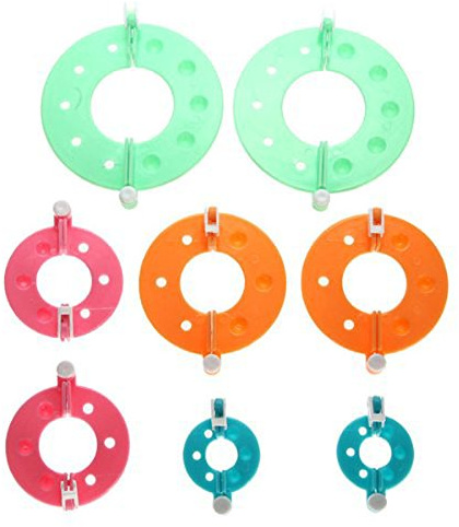 ULTNICE Flaum Kugel Werkzeug 8 Stück 4 Größen Pompom Maker Fluff Kugel DIY Nadel Handwerk Toolkit