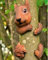 Garden Mile® - Decoración para árbol de jardín, elemento decorativo con diseño de animal agarrado a un árbol, esculturas para jardín, decoración del hogar