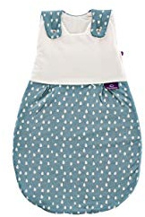 Träumeland S0102703 Außenschlafsack LIEBMICH Tropfen Ozeanblau 56/62, mehrfarbig
