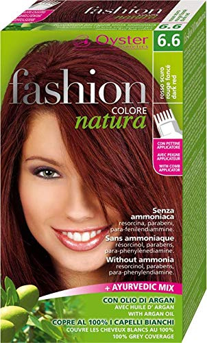 FASHION NATURA Colore Capelli senza ammoniaca Rosso Scuro 6.6