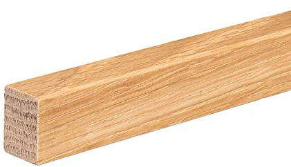 Vorsatzleiste Deck- Abschluss- Sockelleiste Eiche GEÖLT 20x15x2300mm [SPARPAKET] (5 Stück (11,5lfm))