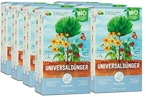 Plantura Bio-Universaldünger mit Langzeitwirkung, für alle Pflanzen, tierfrei & Bio, 12 kg