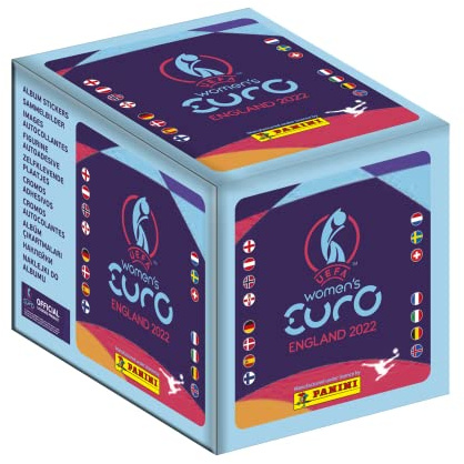 Panini 004298BOX36F UEFA WOMEN'S EURO 2022 Sticker, 36 Stück