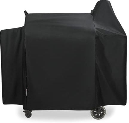 Suphomeware Black Waterproof BBQ Grill Cover for Pit Boss 820 Series Wood Pellet Grills, Heavy Duty Barbecue Gas Covers