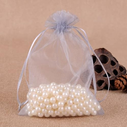 100 Stück 20x30 25x35 30x40 35x50cm Organzabeutel Hochzeit Geburtstag Party Süßigkeiten Schokoladenbeutel Weihnachten Geschenkbox Verpackungsbeutel