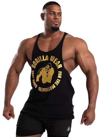 Gorilla Wear Melrose Stringer - Schwarz/Gold