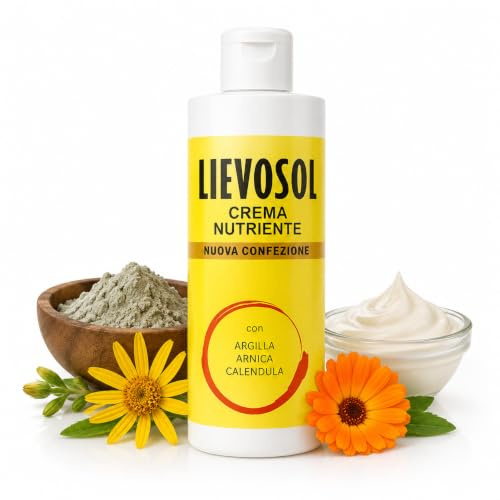 Lievosol Crema Antidolorifica Naturale Extra Forte 200ml | Arnica e artiglio del diavolo, Effetto lenitivo, Sollievo muscoli e articolazioni, Cervicale e schiena, Texture leggera