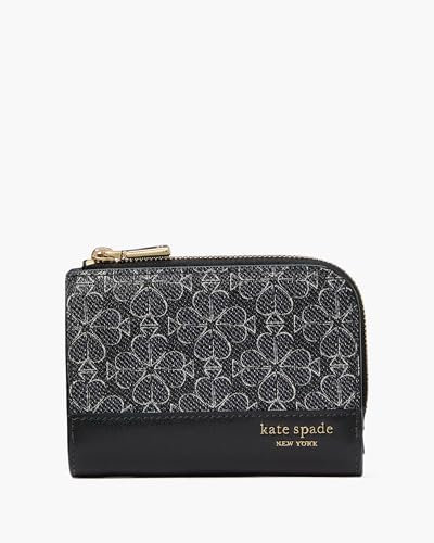 kate spade new york Women's Devin Compact Wallet, Black Multi