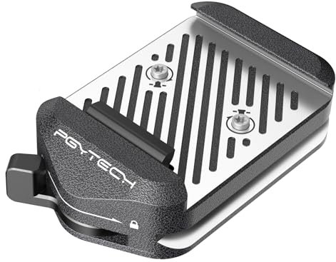 PGYTECH Quick Release Clamp V2, Compatible with Arca Swiss Plate Camera Mount Adapter with 1/4 to 3/8 Screw Thread for Tripods/Gimbals/Sliders/Stabilizers(Only Clamp)