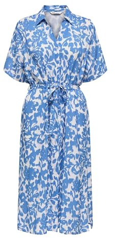 ONLY Onlyasmin S/S Shirt Dress Wvn, Ballerino di Nuvola, M