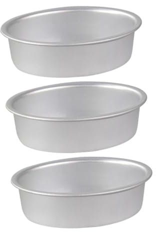 CONGARTENO Oval Cheesecake Pan and Egg Shaped Cake Mold Set, Non-Stick Baking Pans for Oven Use, 3pcs Pudding and Jelly Moulds for Home Baking