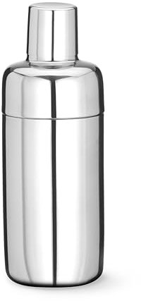 HENDI Cocktail Shaker, BarUp, 500ml, agitatore Cobbler in 3 parti, uso universale, strumento multifunzione per preparare cocktail, ø79x(H)199mm, acciaio inox