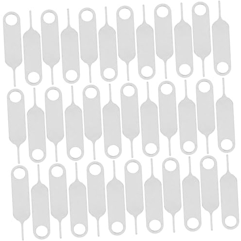 Veemoon 500 Pièces Outil de Retrait de Carte Sim Aiguille Éjecteur Acier Inoxydable Design Compact et pour Téléphones Mobiles Facile à Utiliser et Durable