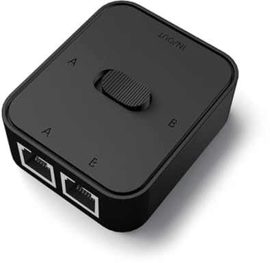 Commutateur réseau Ethernet 2 ports 10/100/1000 Mbps Gigabit Ethernet Smart Switcher