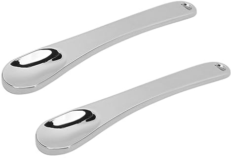 ZJchao Cucchiaio Crema per gli Occhi, Cucchiaio Crema per gli Occhi Pronto per Usare Strisce Applicatore per Trucco in Acciaio Inossidabile per la Cura della Pelle, Dimensioni Portatili, Design del