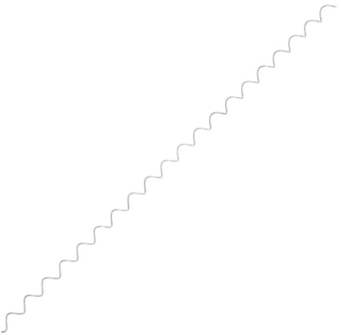 Gabionenspiralen, 24 Stück, Spiralverbinder, Zubehör für Gabion, 24 Stück, verzinkter Stahl, 100 cm