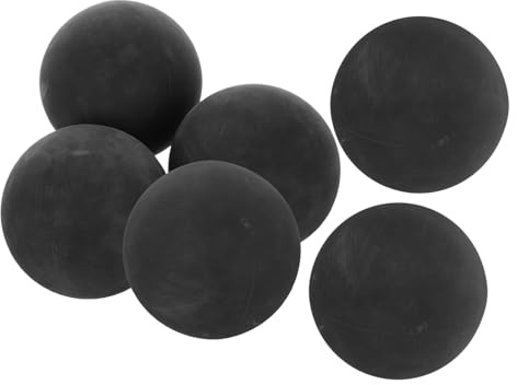 YARNOW 6 Palline da Squash in Gomma ad Alto Rimbalzo, Palla da Allenamento per Coordinazione Occhio-Mano, Gioco e Sport Racquetball Indoor e Outdoor, Resistente e Professionale