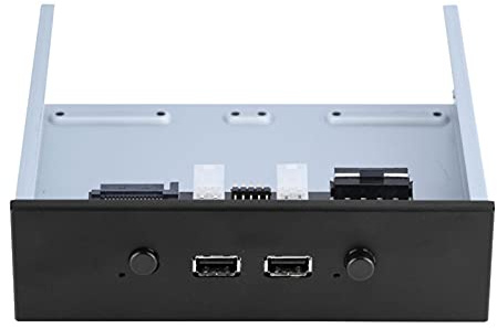 RASTKY Selettore Disco Rigido con 6 Uscite di Alimentazione per Computer PC Desktop, Controller di Alimentazione HDD per Commutazione di più Sistemi, Interruttore unità per Estesa, Interfacce di
