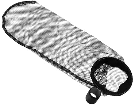 HOODANCOS Justérbar Pickleball Mesh Bag med Bas Multifunktionell Förvaringspåse för Pickleballbollar Paddlar och Småredskap Hängande Nätpåse för Golf och Bordtennis Organiserad