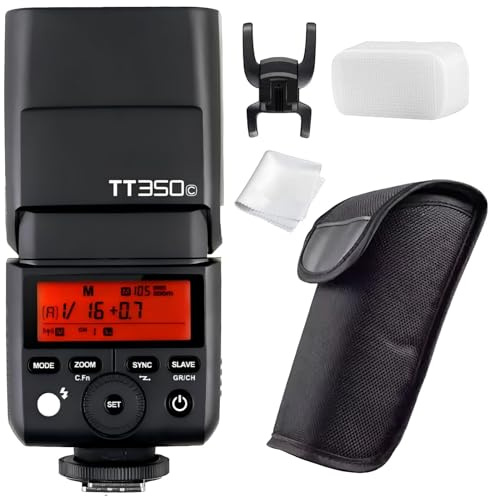 GODOX Blitzgerät TT350C Systemblitzgerät für Canon Kameras