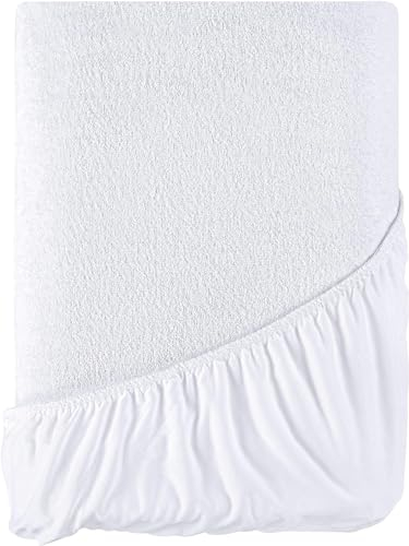 Utopia Bedding Protector Colchón 150 x 200 x 40 cm Impermeable, Certificación Oeko-Tex Funda Colchón, Cubre Colchón Transpirable, Elástico En Todo El Contorno