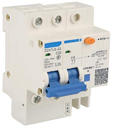 Interruttore magnetotermico differenziale DZ47LE-32 2P+N C32 Interruttore Automatico protezione differenziale 32A 30mA