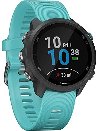 Garmin Forerunner 245 Music, Reloj Inteligente para Correr con GPS, Música, Planes de Entrenamiento Personalizados, Análisis Detallado del Entrenamiento, Autonomía de hasta 7 Días, Color Aguamarina