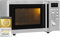 Exquisit Mikrowelle UMW 800 G-3 Inox | 800 Watt | Grill 1000 Watt | Unterbau-Mikrowelle | Edelstahl, Inoxlook